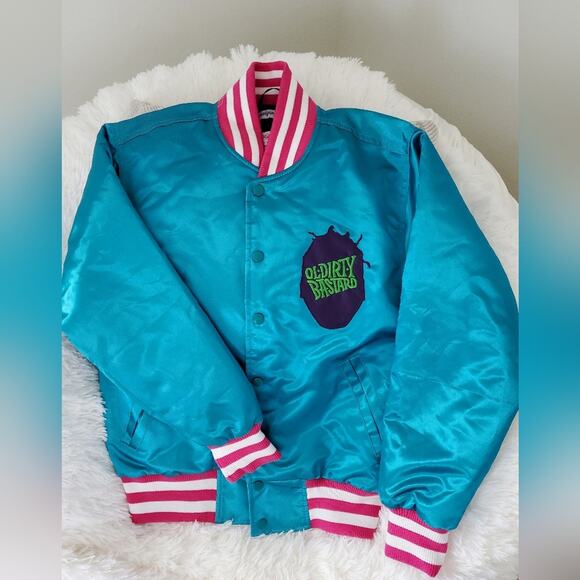 HEADGEAR CLASSICS WU-TANG SATIN JACKET Wu-Tang Clan Men's XS Teal